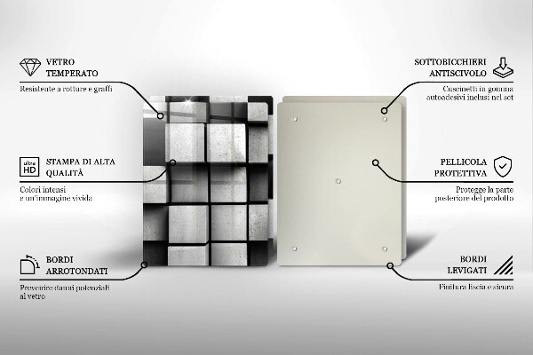 Herdabdeckung 3D-Geometriehintergrund