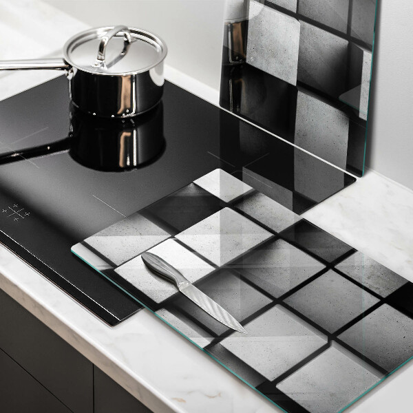 Herdabdeckung 3D-Geometriehintergrund