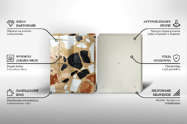 Herdabdeckung Dekorativer Steinteller