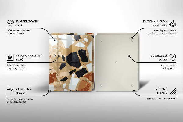 Herdabdeckung Dekorativer Steinteller