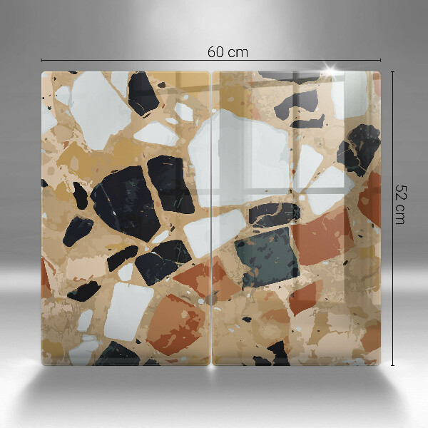 Herdabdeckung Dekorativer Steinteller