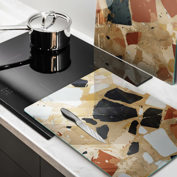 Herdabdeckung Dekorativer Steinteller