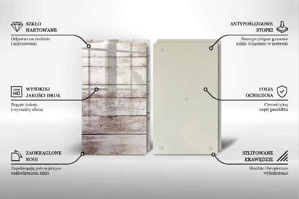 Herdabdeckung Alte Holzbretter