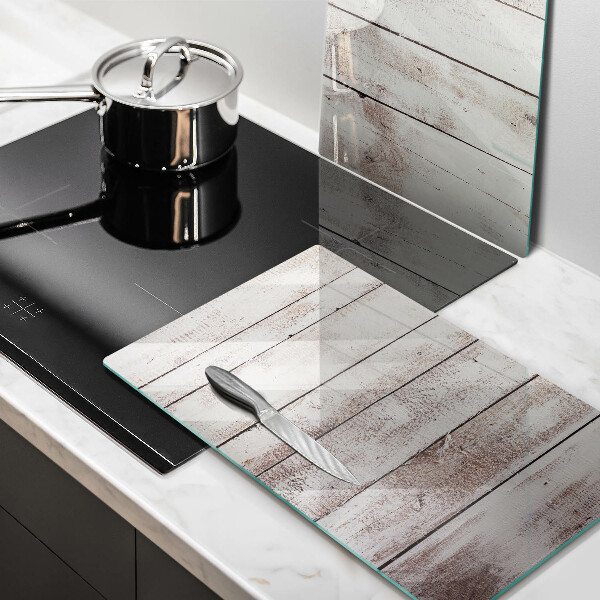 Herdabdeckung Alte Holzbretter