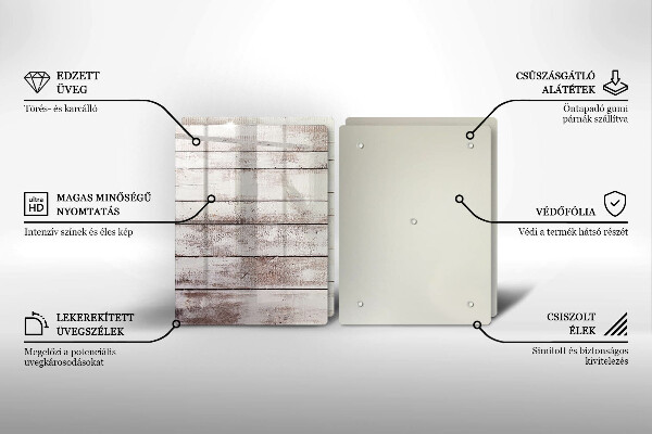 Herdabdeckung Alte Holzbretter