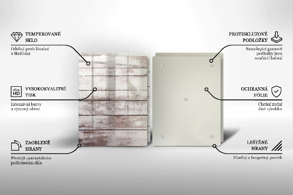 Herdabdeckung Alte Holzbretter