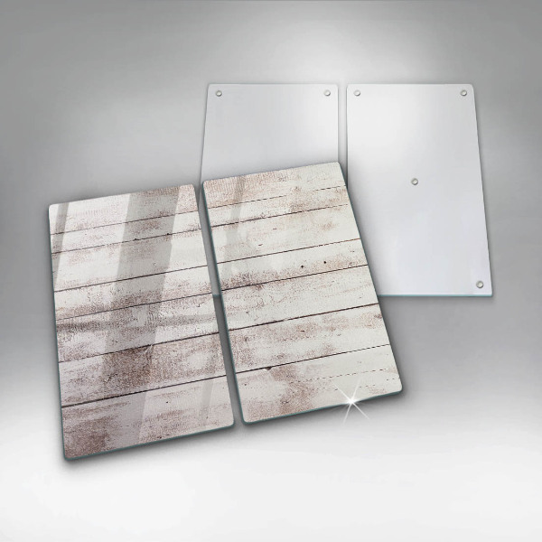 Herdabdeckung Alte Holzbretter