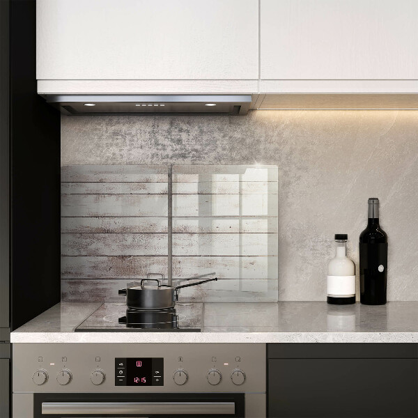 Herdabdeckung Alte Holzbretter