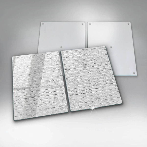 Herdabdeckung Backsteinmauer