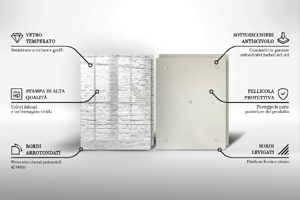 Herdabdeckung Backsteinmauer