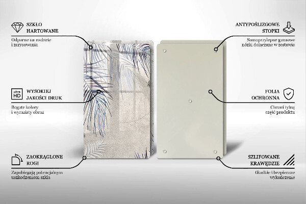 Herdabdeckung Subtile Blätter