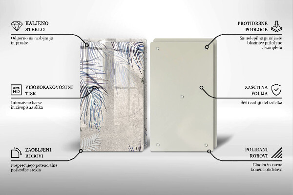 Herdabdeckung Subtile Blätter