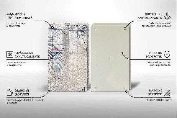 Herdabdeckung Subtile Blätter