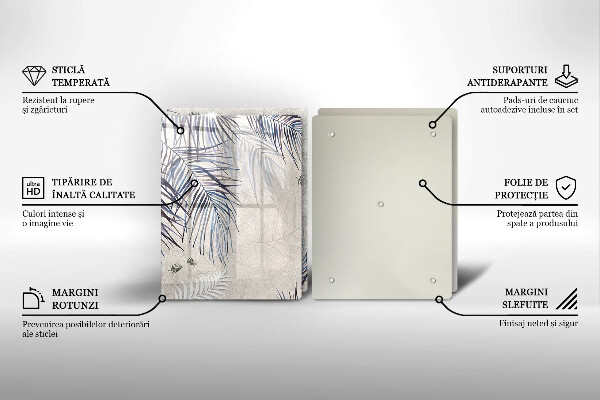 Herdabdeckung Subtile Blätter