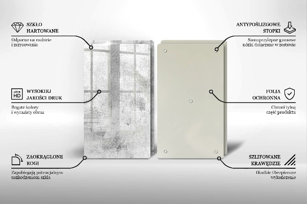 Herdabdeckung Betonstruktur