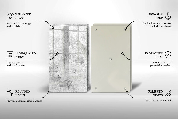 Herdabdeckung Betonstruktur