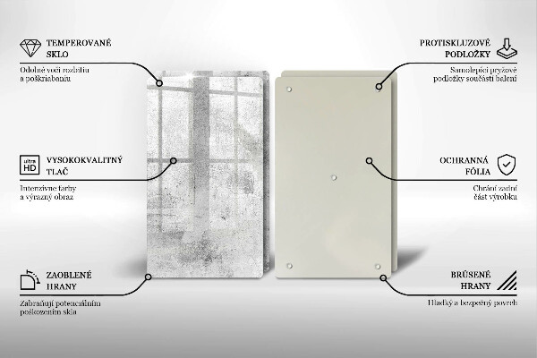 Herdabdeckung Betonstruktur