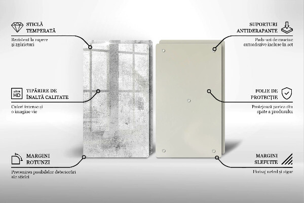 Herdabdeckung Betonstruktur