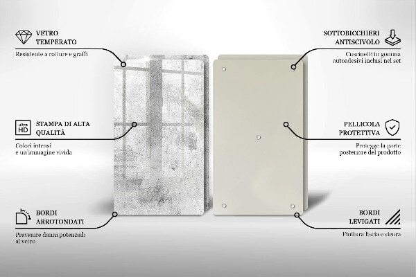 Herdabdeckung Betonstruktur