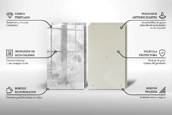 Herdabdeckung Betonstruktur