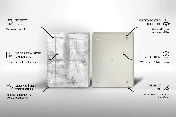 Herdabdeckung Betonstruktur