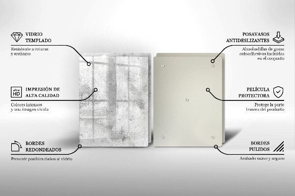 Herdabdeckung Betonstruktur