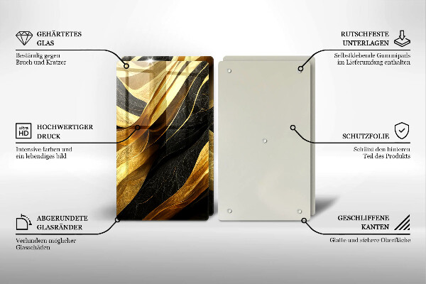 Herdabdeckung Elegante Abstraktion