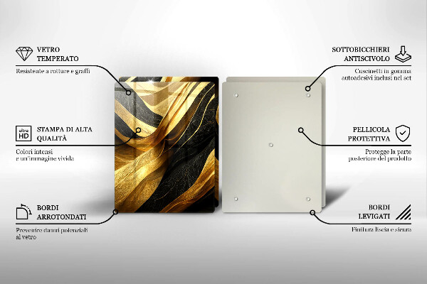 Herdabdeckung Elegante Abstraktion