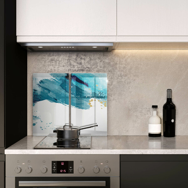 Herdabdeckung Blaue Flecken