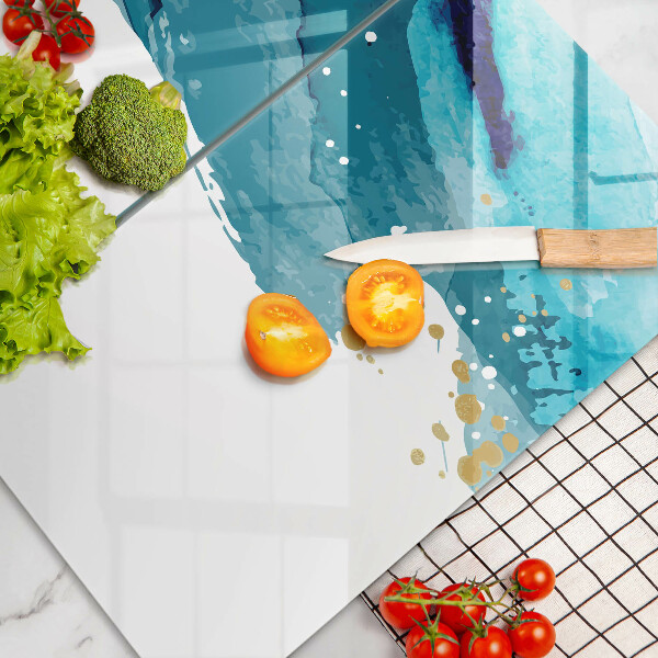 Herdabdeckung Blaue Flecken