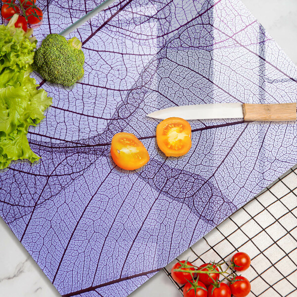 Herdabdeckung Blätter mit Adern