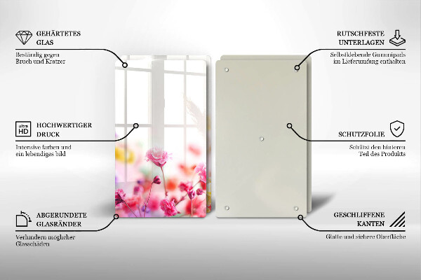 Herdabdeckung Blumenwiese