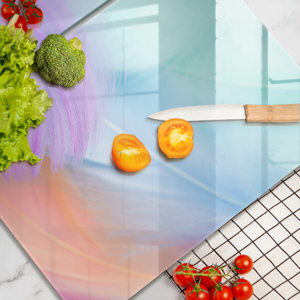 Herdabdeckung Pastellfedern