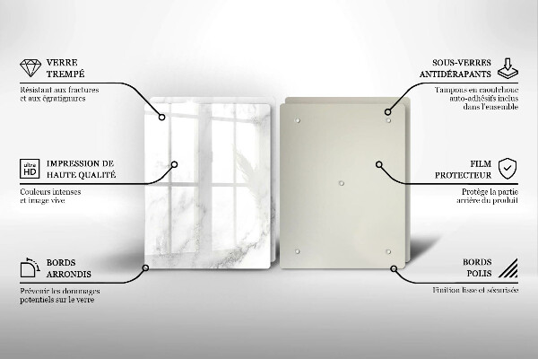 Herdabdeckung Moderner Marmor