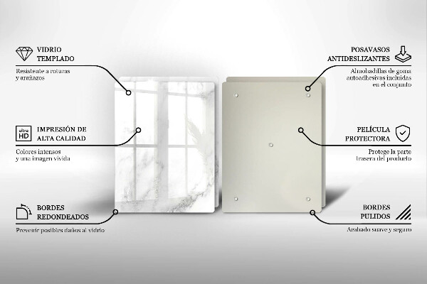 Herdabdeckung Moderner Marmor