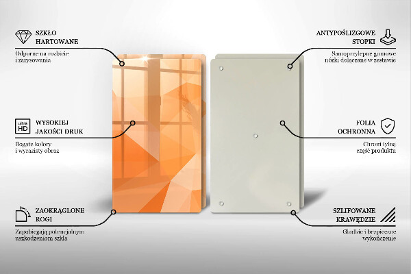 Herdabdeckung Geometrischer Hintergrund