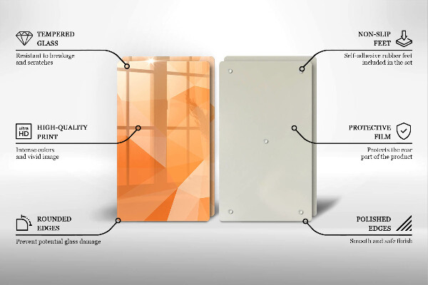 Herdabdeckung Geometrischer Hintergrund