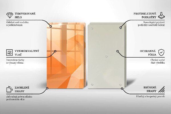 Herdabdeckung Geometrischer Hintergrund
