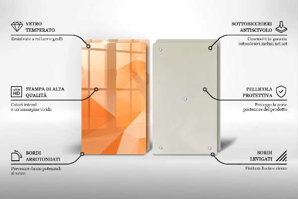 Herdabdeckung Geometrischer Hintergrund