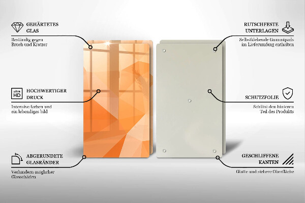 Herdabdeckung Geometrischer Hintergrund