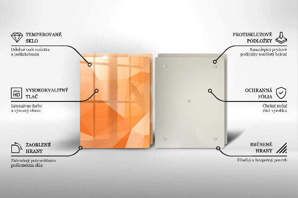 Herdabdeckung Geometrischer Hintergrund