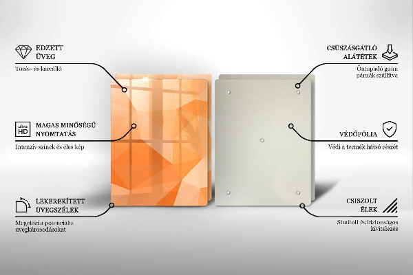 Herdabdeckung Geometrischer Hintergrund