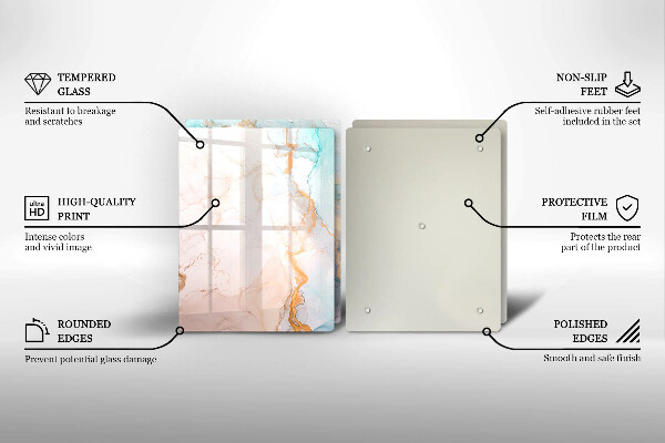 Herdabdeckung Marmorabstraktion