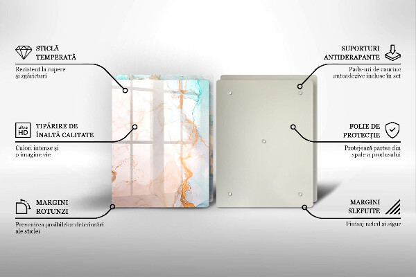Herdabdeckung Marmorabstraktion