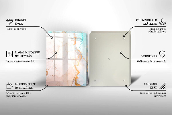 Herdabdeckung Marmorabstraktion