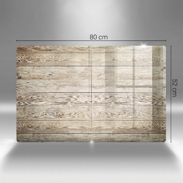 Herdabdeckung Holzbretter