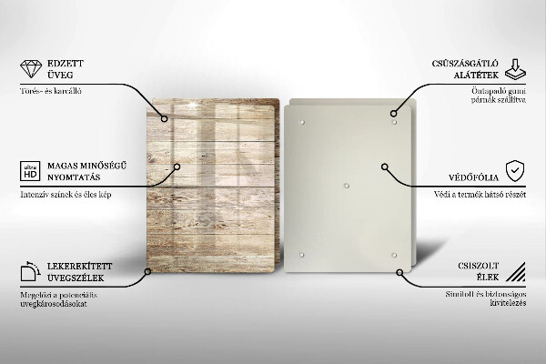 Herdabdeckung Holzbretter