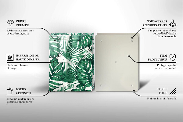 Herdabdeckung Monstera geht