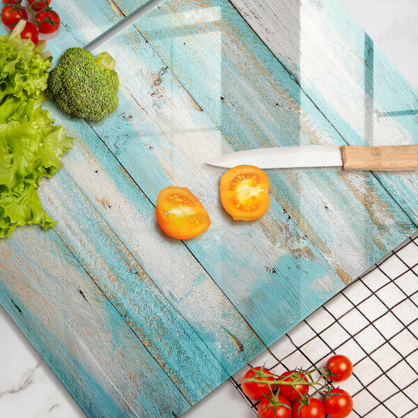 Herdabdeckung Vintage-Holzbretter