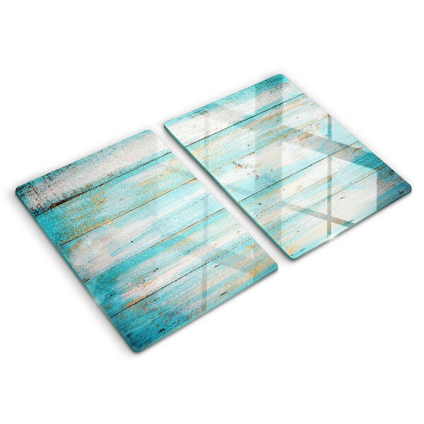 Herdabdeckung Vintage-Holzbretter